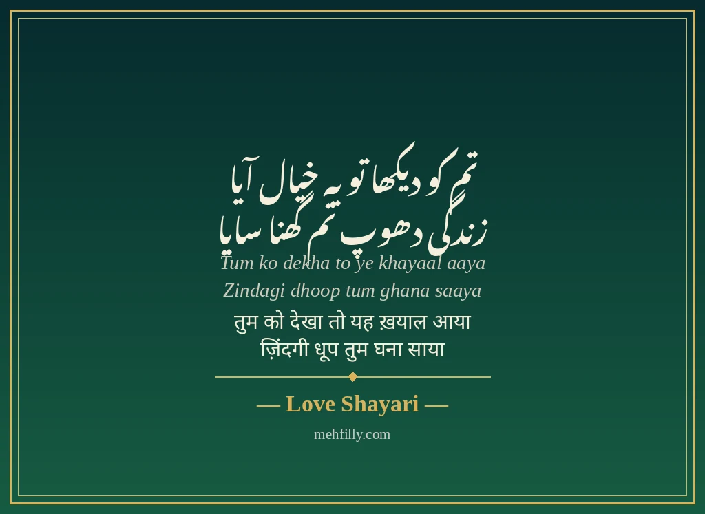 Love shayari in English - Mehfilly
